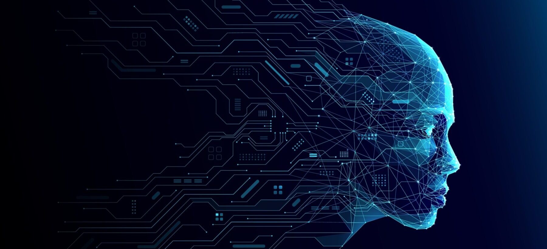 Rappresentazione grafica dell'intelligenza artificiale e della fiducia digitale