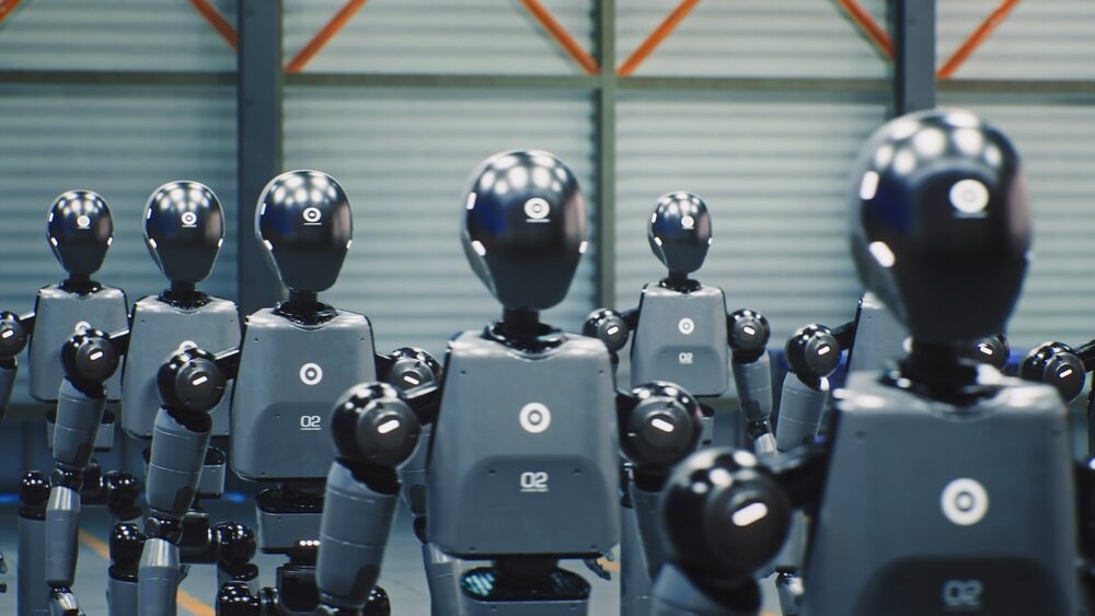 Robot postino bipede di Evri in fase di test